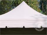 Pop up gazebo FleXtents PRO "Peaked" 3x3 m Latte, incl. 4 decorative curtains