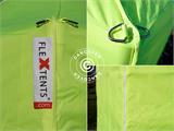 Pop up gazebo FleXtents Xtreme 50 3x3 m Neon yellow/green, incl. 4 sidewalls