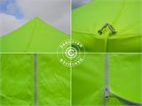 Carpa plegable FleXtents Xtreme 50 3x3m Amarillo Flúor/verde, Incl. 4 lados