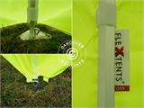 Pop up gazebo FleXtents Xtreme 50 3x3 m Neon yellow/green, incl. 4 sidewalls