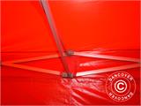 Pop up gazebo FleXtents PRO 3x6 m Red, incl. 6 sidewalls