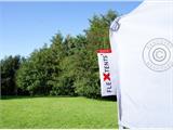 Pop up gazebo FleXtents PRO 3x6 m White, Flame retardant