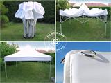 Pop up gazebo FleXtents PRO 4x6 m White, Flame retardant