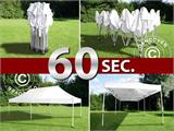 Pop up gazebo FleXtents Xtreme 50 3x6 m Purple, incl. 6 sidewalls