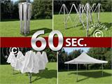 Tente pliante FleXtents Pagoda Xtreme 50 4x4m / (5x5m) Blanc