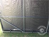 Garagem Portátil PRO 3,77x9,7x3,18m PE, Cinza