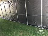 Tente Abri Garage PRO 3,77x9,7x3,18m PVC, Gris