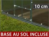 Serre polycarbonate TITAN Classic 480, 4,9m², 2,35x2,12m, Argent