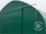 Extension 1,5m pour tente de stockage/tunnel agricole 9x15x4,42m, PVC, Vert