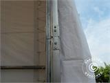 Sandėliavimo palapinė Oceancover 5,5x20x4,1x5,3m, PVC, Balta
