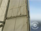 Tente de stockage Oceancover 5,5x20x4,1x5,3m, PVC, Blanc