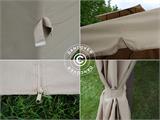 Gazebo Osiris 4x4 m, Dark beige