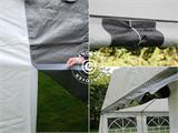 Marquee PLUS 4x8 m PE, Grey/White