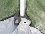 Storage tent PRO 2x2x2 m PE, with ground cover, Green/Grey