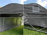 Storage tent PRO 2.4x6x2.34 m PE, Grey