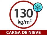 Invernadero de policarbonato Strong NOVA 40m², 4x10m, Plateado