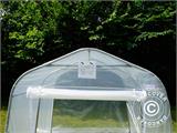 Polytunnel Drivhus, 2,4x2,4x2m, PE, 5,7m², Transparent