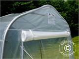 Polytunnel Drivhus, 2,4x2,4x2m, PE, 5,7m², Transparent