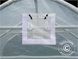 Polytunnel Drivhus, 2,4x2,4x2m, PE, 5,7m², Transparent