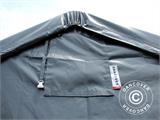 Carpa grande de almacén PRO 3x6x2x2,82m, PVC, Gris