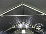 Capannone tenda PRO 3x6x2x2,82m, PVC, Grigio