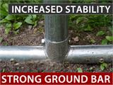Storage shelter PRO 5x8x2.5x3.89 m, PVC, Grey Storage shelter PRO 5x8x2.5x3.89 m, PVC, Grey