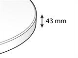 Ronde bankettafel PRO Ø116cm, Lichtgrijs (1 st.) 