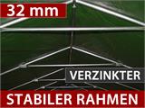 Lagerzelt PRO 2,4x3,6x2,34m PVC, Grün