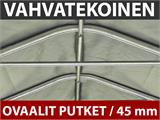 Varastotyöteltta PRO 3,6x6x2,68m, PVC, Valkoinen/Keltainen, Palonestokäsitelty