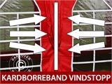 Partytält UNICO 6x12m, Röd Partytält UNICO 6x12m, Röd