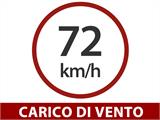 Serra in policarbonato TITAN Arch 320, 12m², 3x4m, Argento