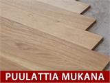 Bertilo puinen vaja Multibox3, 2x0,82x1,63m, 1,6m², Luonnonväri