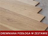 Szopa drewniana Bertilo Multibox3, 2x0,82x1,63m, 1,6m², Naturalny