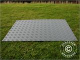 Party flooring and ground protection mat, 0.96 m², 80x120x0.6cm, Grey, 1 pc.