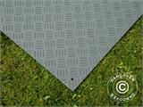 Party flooring and ground protection mat, 0.96 m², 80x120x1 cm, Grey, 1 pc.