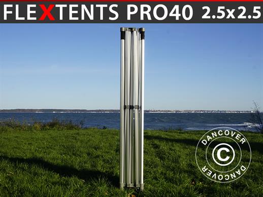 Telaio in alluminio per gazebo pieghevole FleXtents PRO 2,5x2,5m, 40mm