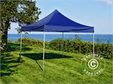 Faltzelt FleXtents Xtreme 50 3x3m Dunkeblau, mit 4 Seitenwänden