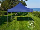 Tente pliante FleXtents Xtreme 50 3x3m Bleu foncé, avec 4 cotés