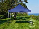 Tente pliante FleXtents Xtreme 50 3x3m Bleu foncé, avec 4 cotés