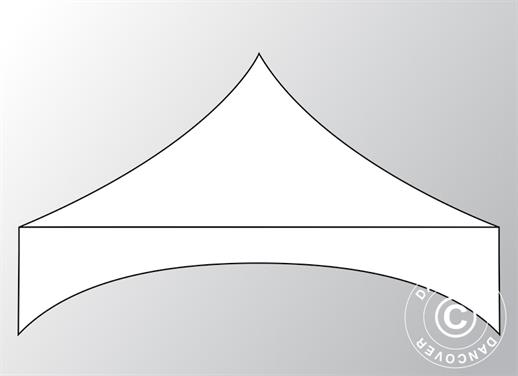 Roof cover "Arched" for Pop up gazebo FleXtents 3x3 m, White