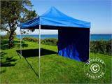 Tente pliante FleXtents Xtreme 50 3x3m Bleu, avec 4 cotés