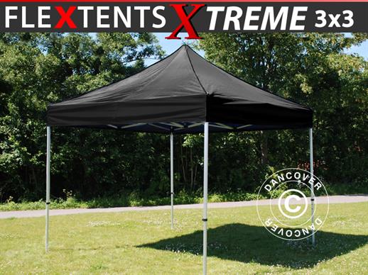Tente Pliante FleXtents Xtreme 50 3x3m Noir