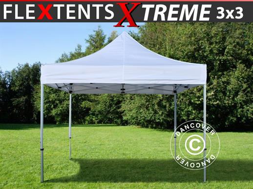 Gazebo pieghevole FleXtents Xtreme 50 3x3m Bianco