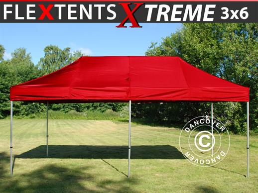 Tente pliante FleXtents Xtreme 50 3x6m Rouge