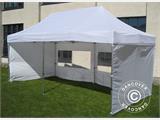 Faltzelt FleXtents Xtreme 50 3x6m Weiß, mit 6 Seitenwänden