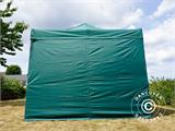 Faltzelt FleXtents Xtreme 50 3x3m Grün, mit 4 Seitenwänden