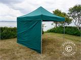 Vouwtent/Easy up tent FleXtents Xtreme 50 3x3m Groen, inkl. 4 Zijwanden