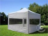 Gazebo pieghevole FleXtents Xtreme 50 3x3m Bianco, inclusi 4 fianchi