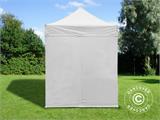 Tente pliante FleXtents PRO 2x2m Blanc, avec 4 cotés