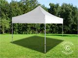 Tente Pliante FleXtents PRO "Peaked" 3x3m Blanc, avec 4 cotés